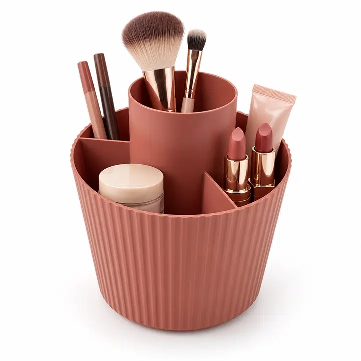 organisateur à maquillage en plastique PP